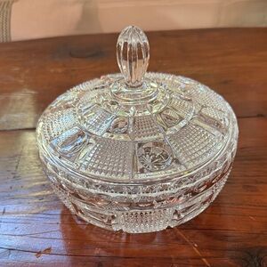 Vintage Crystal Candy Dish